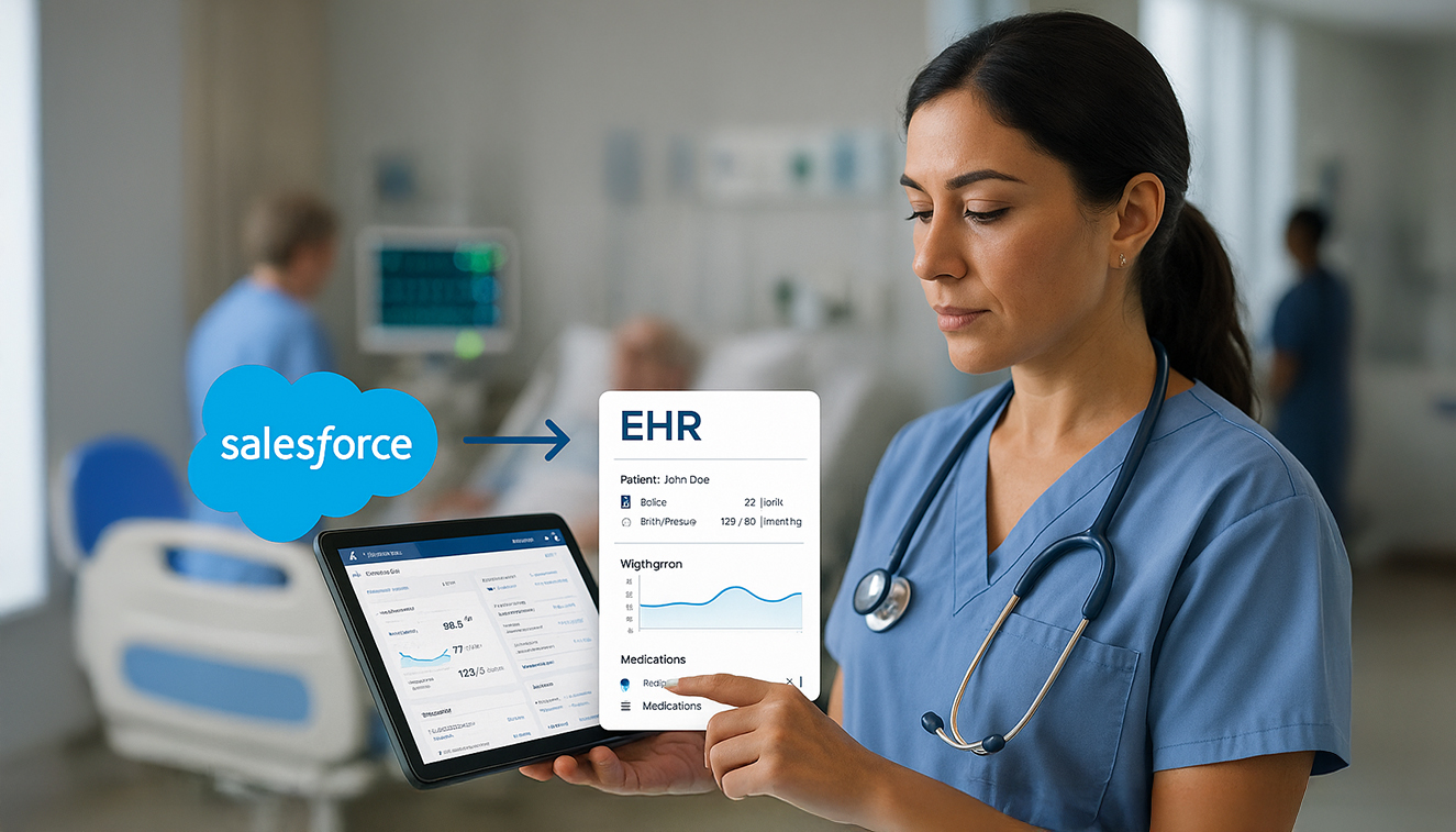 How Salesforce EHR Integration Streamlines Healthcare Workflows